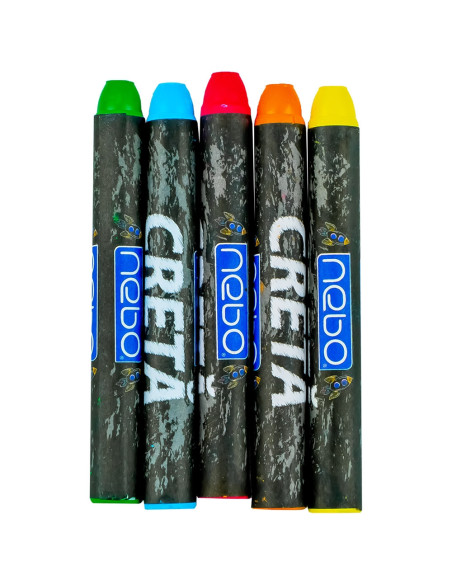 Creta solubila color, rotunda, 20 buc/set - NEBO