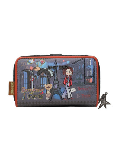 JW-004A,Portmoneu dama, 15x9x4 cm, Janet in Paris