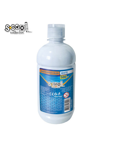 SC3232,Tempera alba, 500 ml - S-COOL