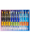 ROB-16300-12,Stilou din plastic, cu mecanism, cerneala termosensibila - NEBO - Set 12