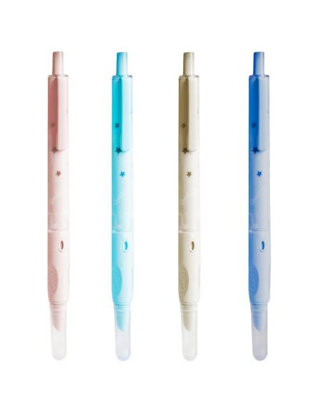 ROB-16302-12,Stilou din plastic, cu mecanism, cerneala termosensibila - NEBO - Set 12