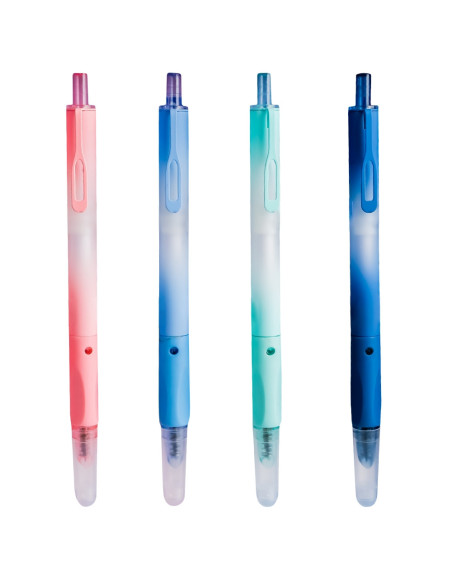 ROB-16303-12,Stilou din plastic, cu mecanism, cerneala termosensibila - NEBO - Set 12