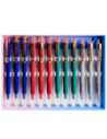 ROB-16338-12,Stilou din metal, cu mecanism, cerneala termosensibila - NEBO - Set 12