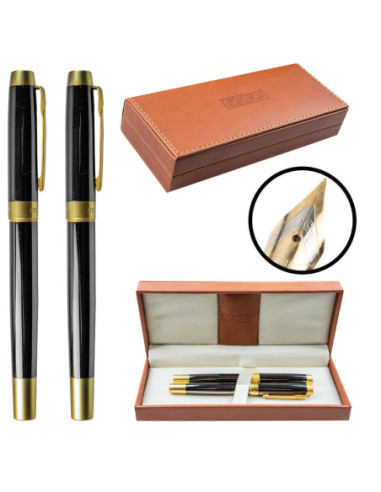 ROB-8057-EM-SET,Set pix + stilou, etui maro - NEBO