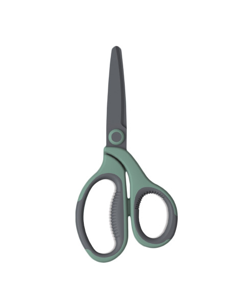 Foarfeca birou, maner plastic, suprafata teflonata, 13 cm - OFFISHOP