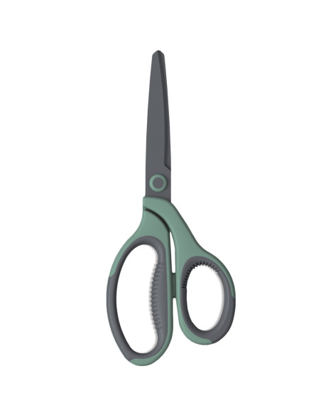 Foarfeca birou, maner plastic, suprafata teflonata, 18 cm - OFFISHOP