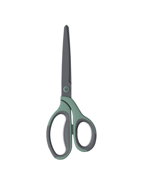 Foarfeca birou, maner plastic, suprafata teflonata, 21 cm - OFFISHOP