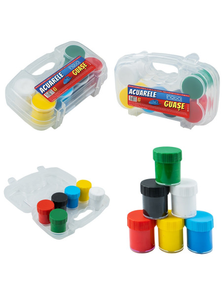 ROB-16660,Guase 6 culori, 20 ml - NEBO