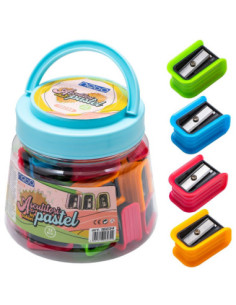 ROB-16234-32,Ascutitoare, culori pastel - NEBO - Set 32
