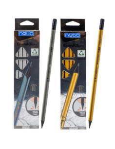 ROB-16291,Creioane grafit HB, 12 buc/set - NEBO