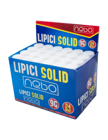 Lipici solid, 9g, 24 buc/set - NEBO