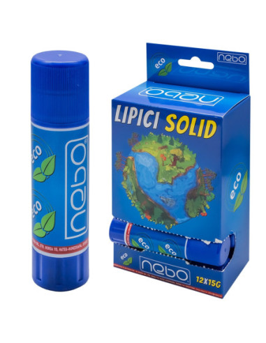 Lipici solid, 15g, 12 buc/set - NEBO