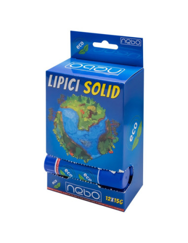 Lipici solid, 15g, 12 buc/set - NEBO