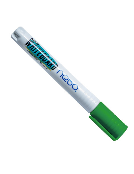 Marker Whiteboard, Verde, 12 buc/set - NEBO