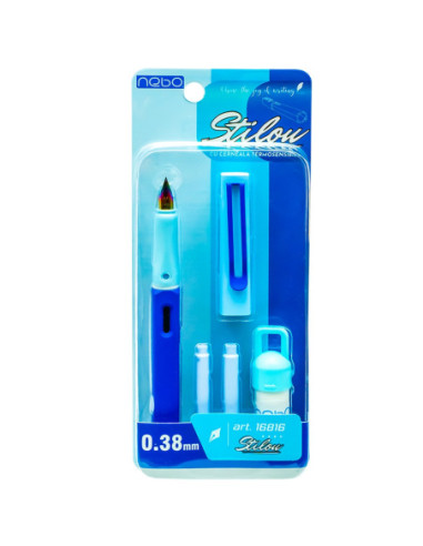 ROB-16816,Stilou cu cerneala termosensibila + rezerve, 1 buc/blister, albastre - NEBO
