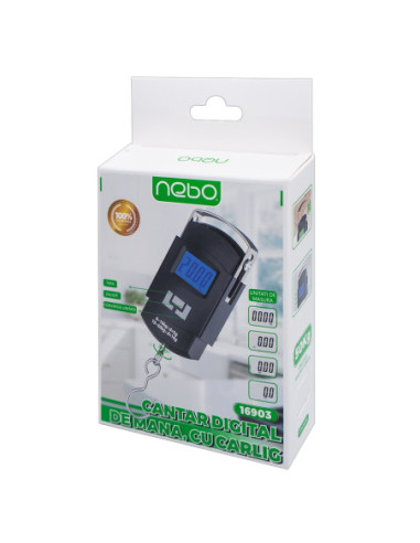 ROB-16903,Cantar digital, de mana, cu carlig - NEBO