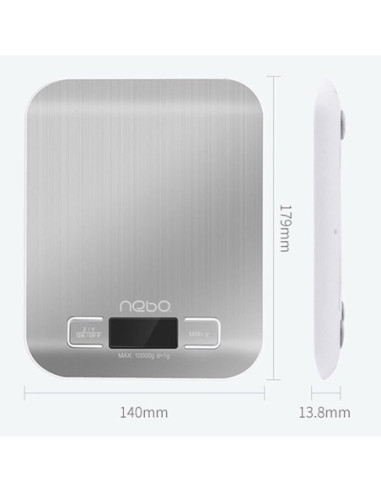 ROB-16911,Cantar electronic, din otel inoxidabil - NEBO