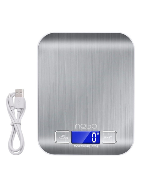 ROB-16911,Cantar electronic, din otel inoxidabil - NEBO