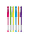 SC596,Pix cu gel, neon, 6 buc/cutie - S-COOL