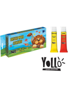 YL023,Tempera, 12 ml, 10 culori/set - S-COOL