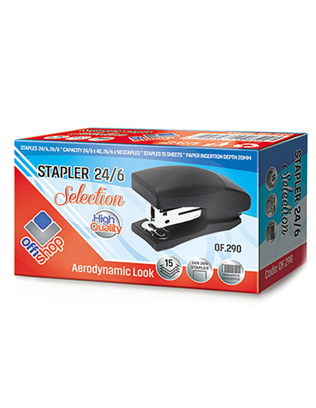 OF290,Capsator mini, nr. 24/6, 15 coli, Selection - OFFISHOP