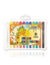 SC312,Creioane pastel Jumbo, Lavabile, 12culori/set - S-COOL