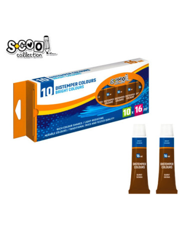 SC305,Tempera maro, 16 ml, 10 buc/set - S-COOL