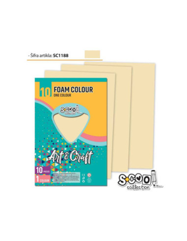 SC1188,Hartie buretata, bej, 10buc/set, 20x30 cm - S-COOL