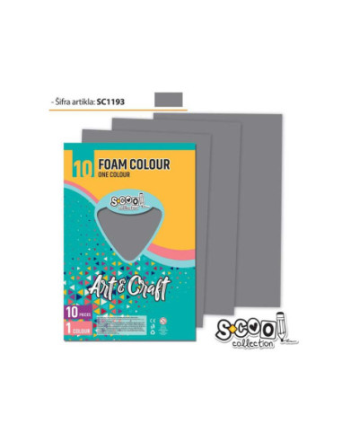 SC1193,Hartie buretata, gri, 10buc/set, 20x30 cm - S-COOL