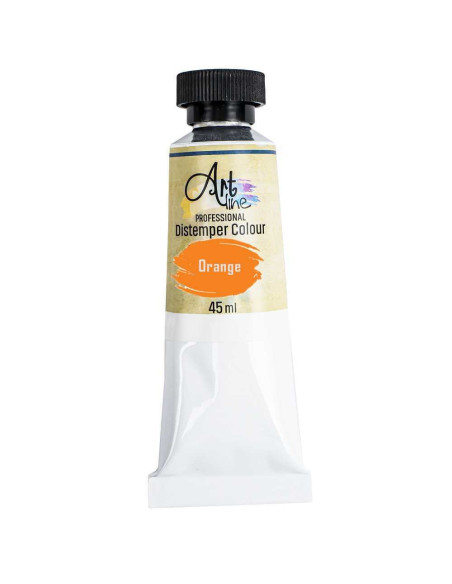 ART017,Tempera Art, PORTOCALIU, 45ml, 6 buc/set - ARTLINE