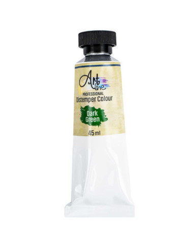 ART036,Tempera Art, VERDE, 45ml, 6 buc/set - ARTLINE