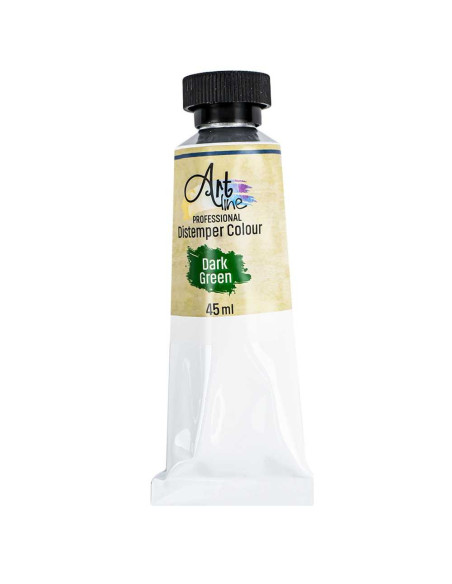 ART036,Tempera Art, VERDE, 45ml, 6 buc/set - ARTLINE