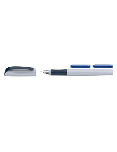 Stilou Schneider Xpect + 2 rezerve cerneala, blister, Gri