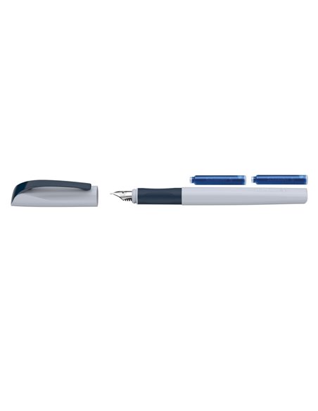 Stilou Schneider Xpect + 2 rezerve cerneala, blister, Gri