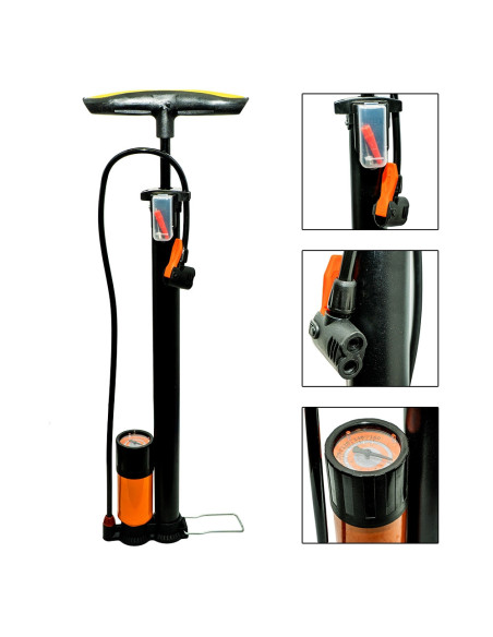 HC-20,Pompa pentru bicicleta, cu barometru