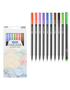 Finelinere 10 buc/set - LINC
