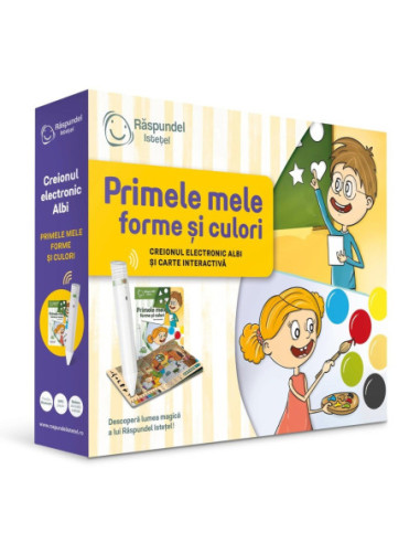 ROB-22514,Pachet Raspundel Istetel, Creion si Carte - Primele mele forme si culori, ALBI - BLACKFIRE