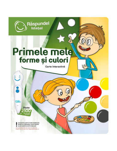 ROB-22514,Pachet Raspundel Istetel, Creion si Carte - Primele mele forme si culori, ALBI - BLACKFIRE