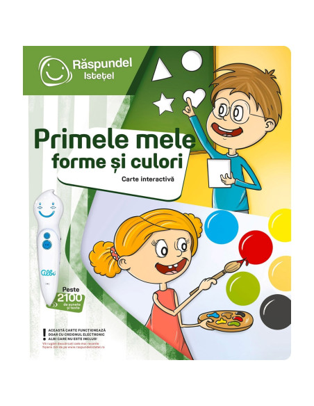 ROB-22514,Pachet Raspundel Istetel, Creion si Carte - Primele mele forme si culori, ALBI - BLACKFIRE