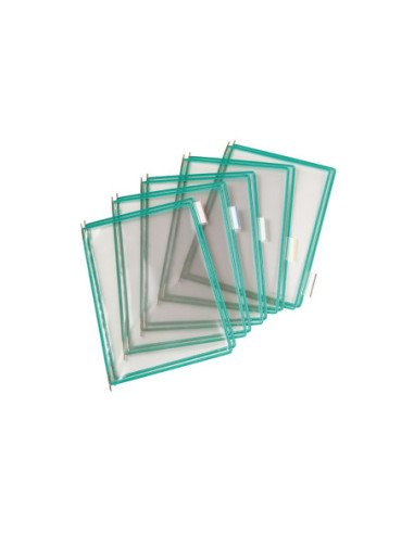 SD-5610/VERDE-10,Folie A4 cu rama metalica Tarifold VERDE - Set 10
