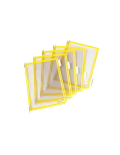 SD-5610/GALBEN-10,Folie A4 cu rama metalica Tarifold GALBEN - Set 10