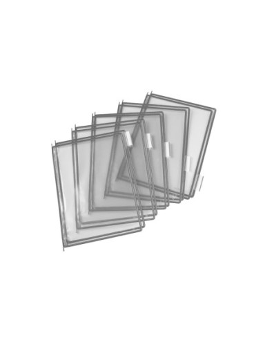 SD-5610/GRI-10,Folie A4 cu rama metalica Tarifold GRI - Set 10