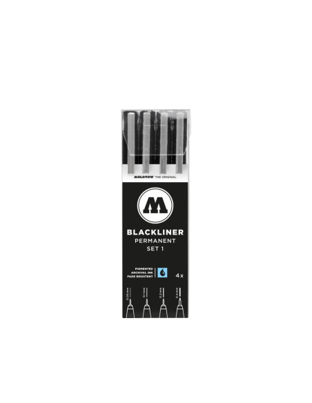 SD-MLW613,Blackliner Etui Set 1 4 buc