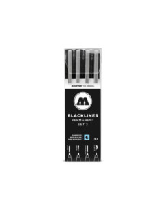 SD-MLW732,Blackliner Etui Set 3 4 buc