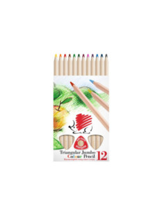 SD-SKR238,Creioane colorate Ico Arici natur 12/set