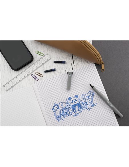 Stilou Animal Eberhard Faber, penita M, corp plastic mat soft-touch, Koala