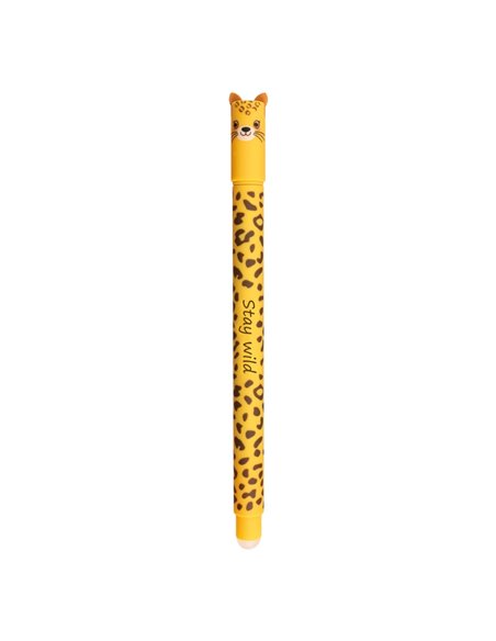 Roller cu cerneala termosensibila albastra Eberhard Faber Animal erase it, 0.7 mm, Leopard