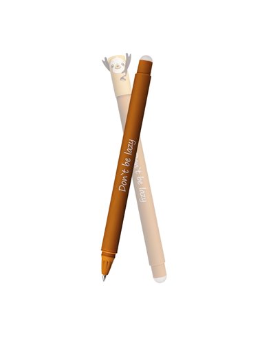 Roller cu cerneala termosensibila albastra Eberhard Faber Animal erase it, 0.7 mm, Lenes