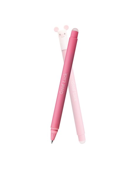 Roller cu cerneala termosensibila albastra Eberhard Faber Animal erase it, 0.7 mm, Purcelus