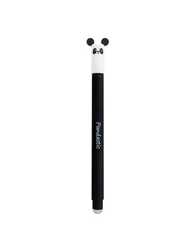 Roller cu cerneala termosensibila albastra Eberhard Faber Animal erase it, 0.7 mm, Panda